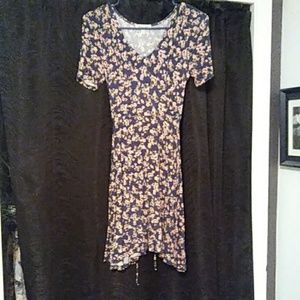 Floral summer cotton dress